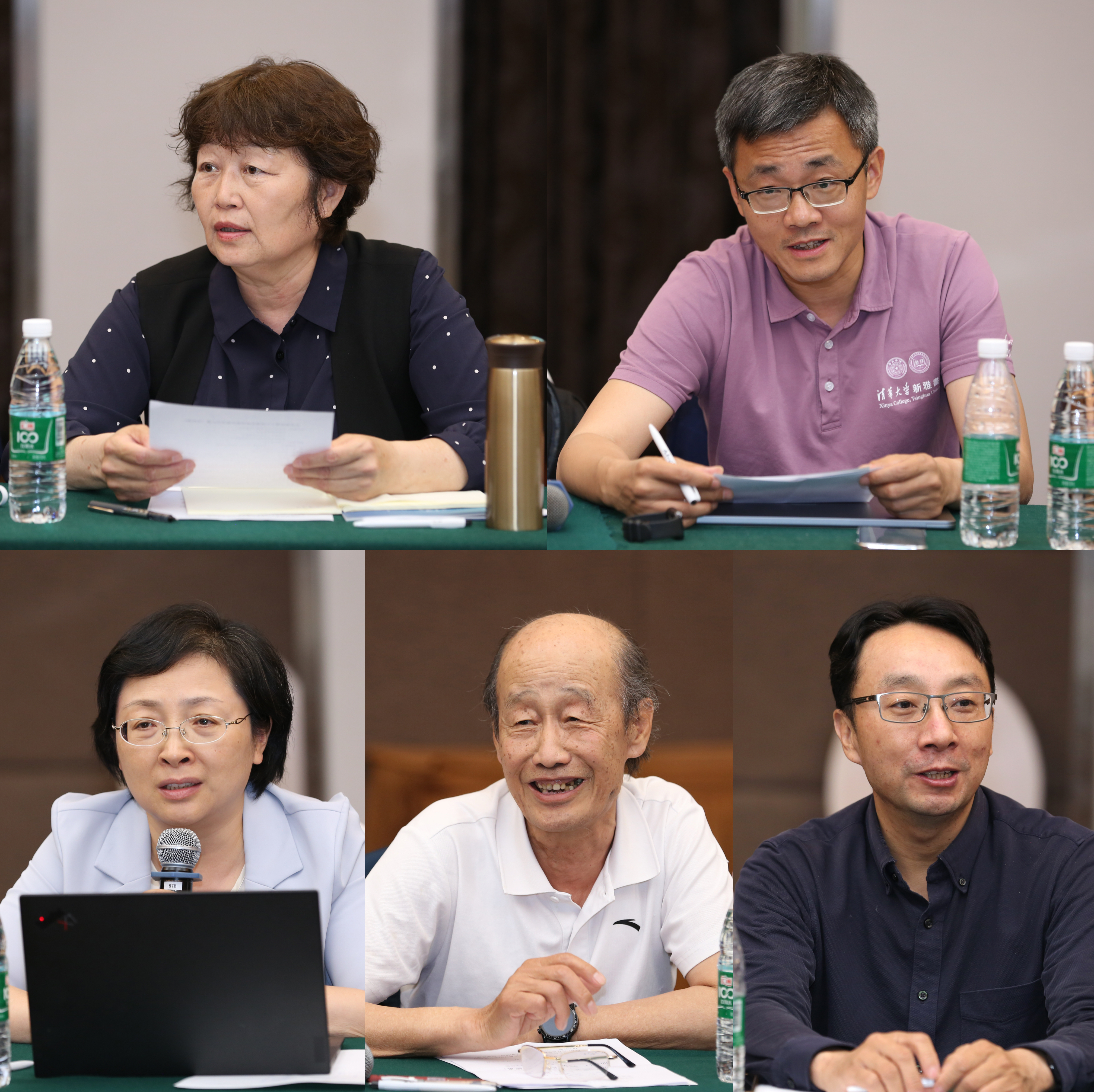 20240511-金沙集团3354cc第十三届青年教师教学沙龙暨教改项目中期交流研讨会-董瑞林-赵青、梅赐琪、朱桂萍、薛芳渝、杨晶介绍比赛情况(从上至下,从左至右).jpg