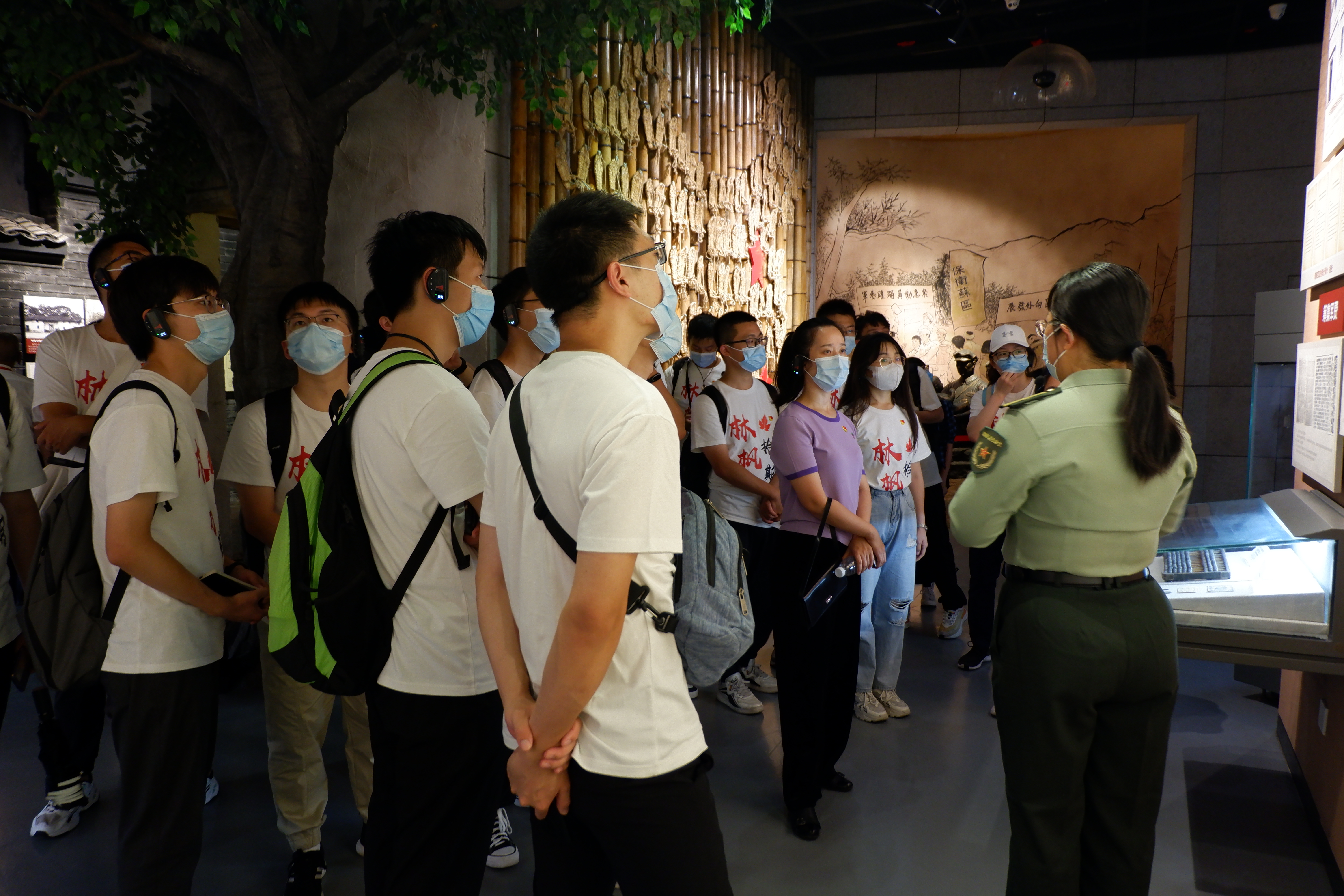 20220808-0814-金沙集团3354cc“林枫计划”师生赴江西赣县区调研实践-马小涵摄-支队师生参观中央红军长征出发纪念馆.JPG