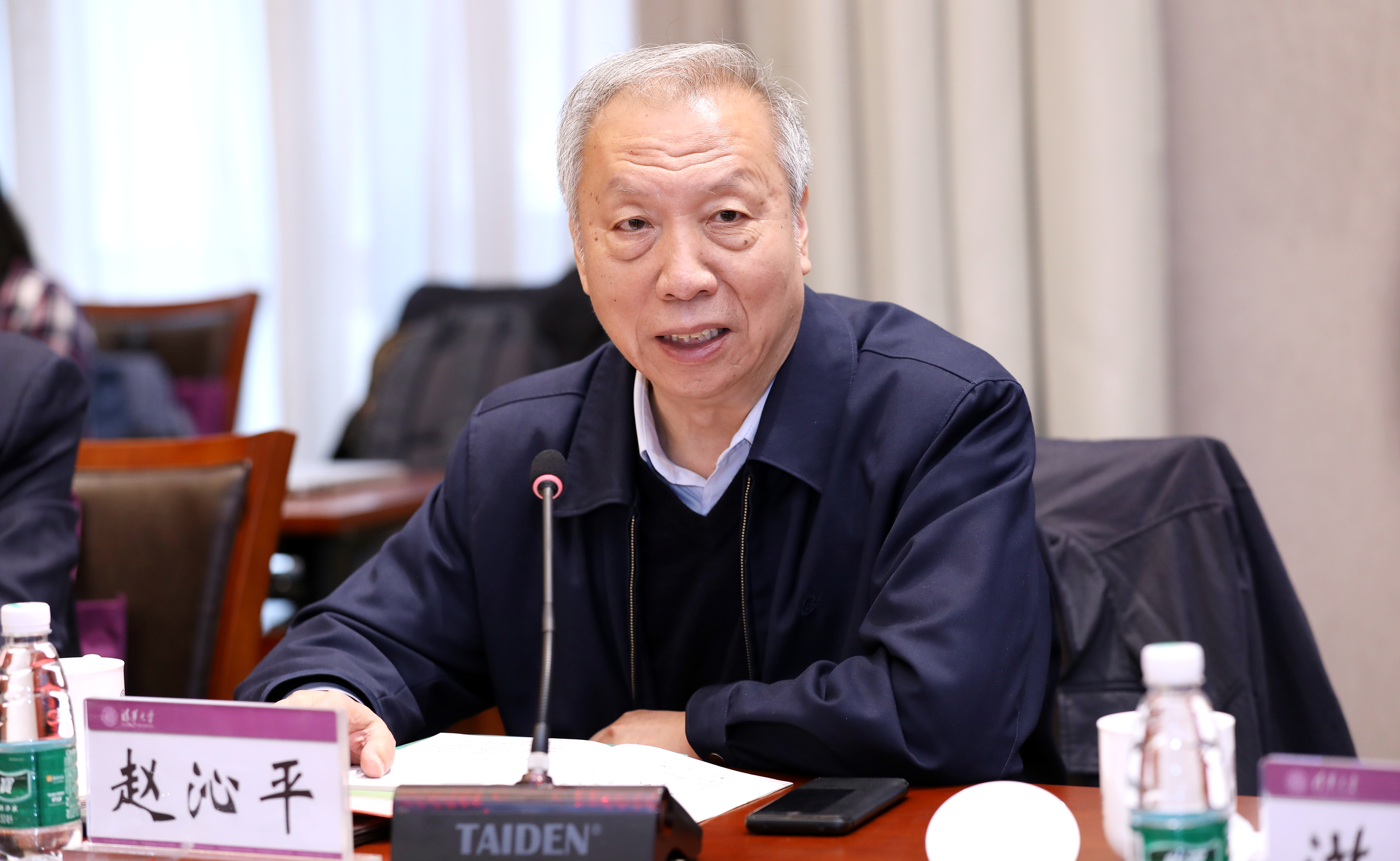 20220310-金沙集团3354cc研究生教育研究中心成立大会暨新发展阶段研究生教育改革创新高端论坛成功召开-曹文鹏-赵沁平院士发言.JPG