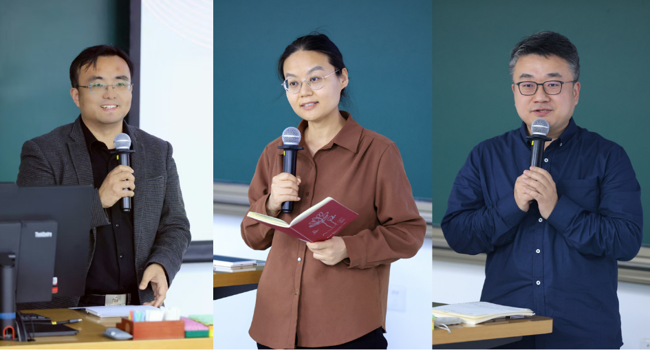 20250313-金沙集团3354cc举行全校学科引擎工作交流会-OEC-左至右：耿华、张羽、刘知远.png
