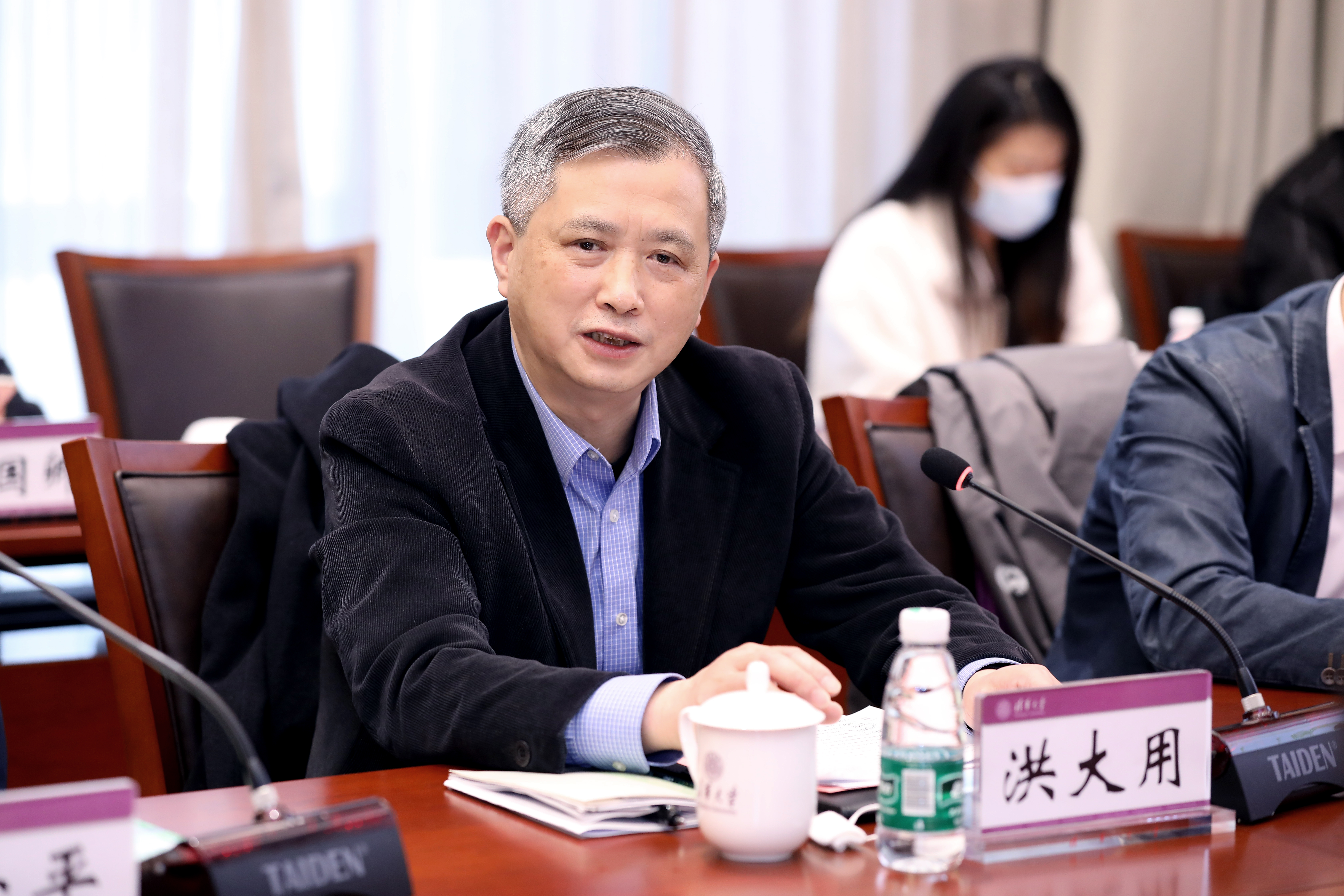 20220310-金沙集团3354cc研究生教育研究中心成立大会暨新发展阶段研究生教育改革创新高端论坛成功召开-曹文鹏-洪大用司长致辞.JPG